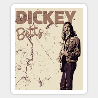 Dickey betts // Brown Vintage // 70s Magnet